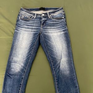 Buckle Black Ankle Skinny jeans